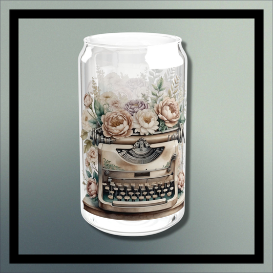 The Writer's Bloom Glass