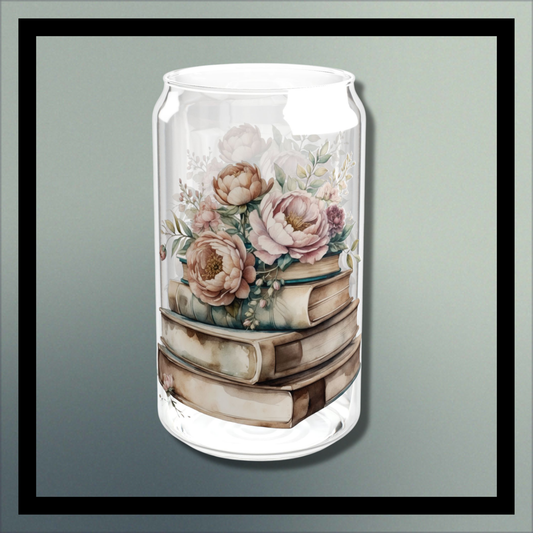 Prologues & Peonies Glass